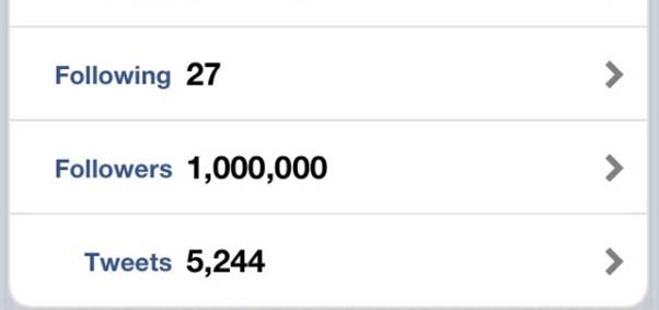 Derren Brown reaches one million followers on Twitter