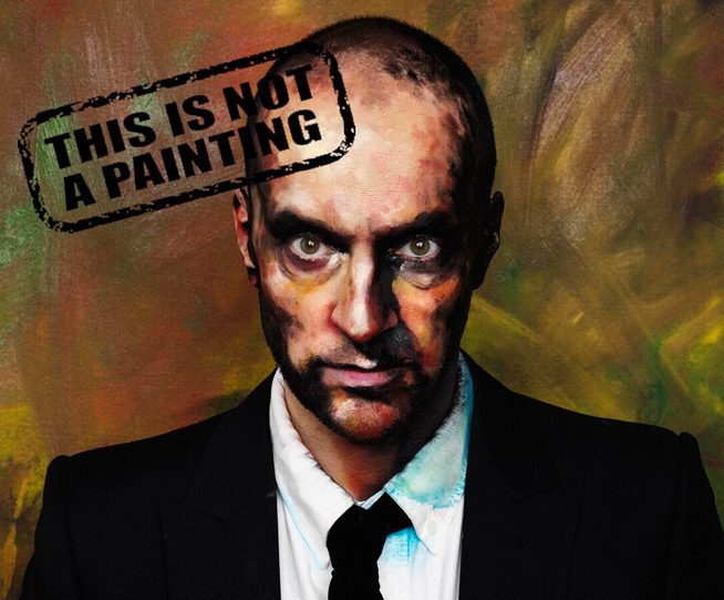 Exclusive picture from Derren Brown: The Great Art Robbery