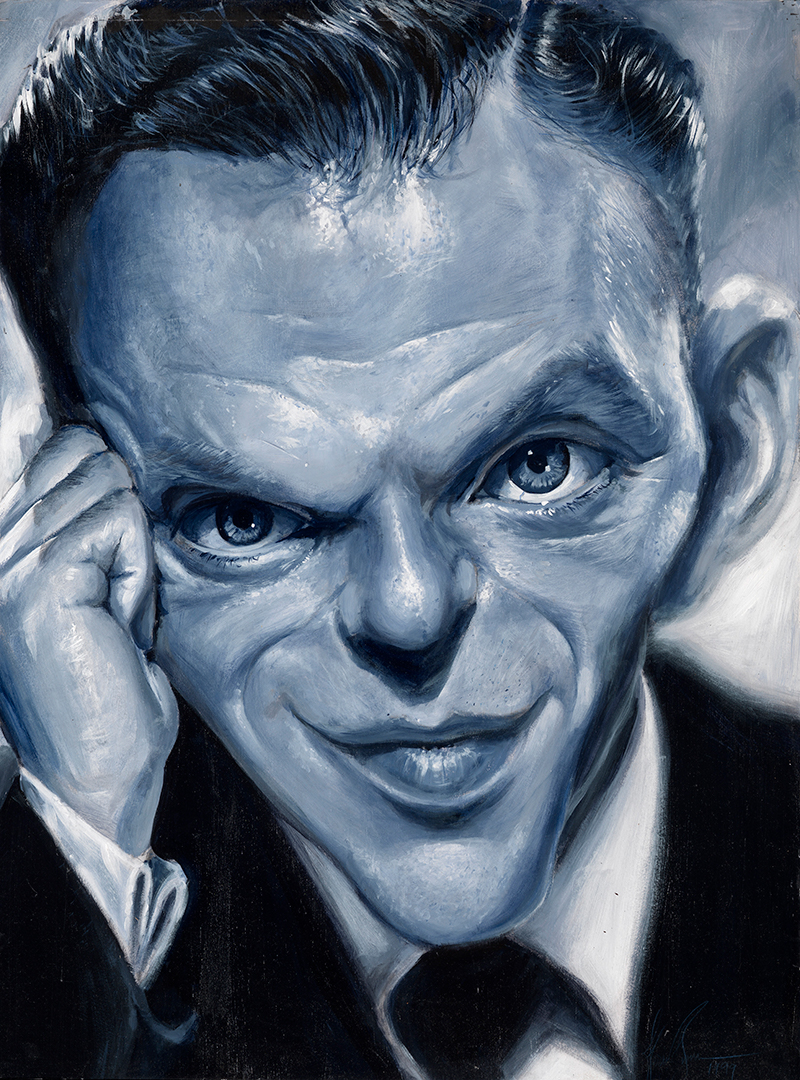 Frank Sinatra portrait by Derren Brown