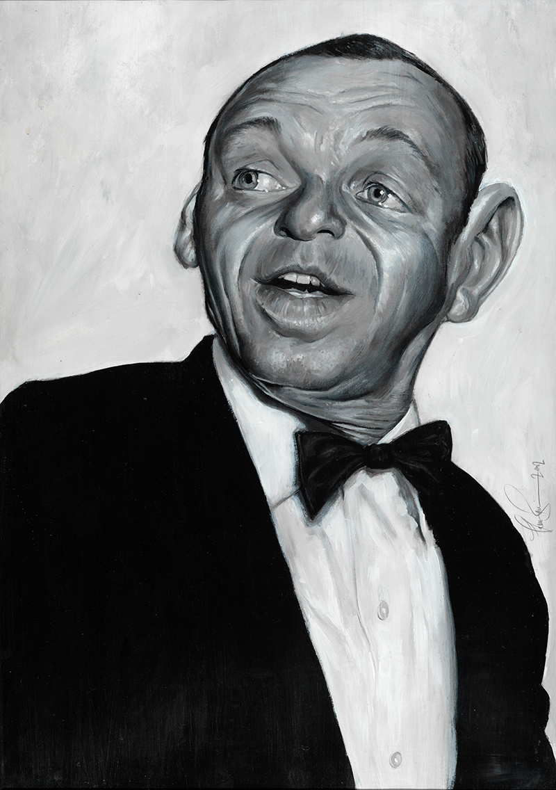 Frank Sinatra portrait by Derren Brown