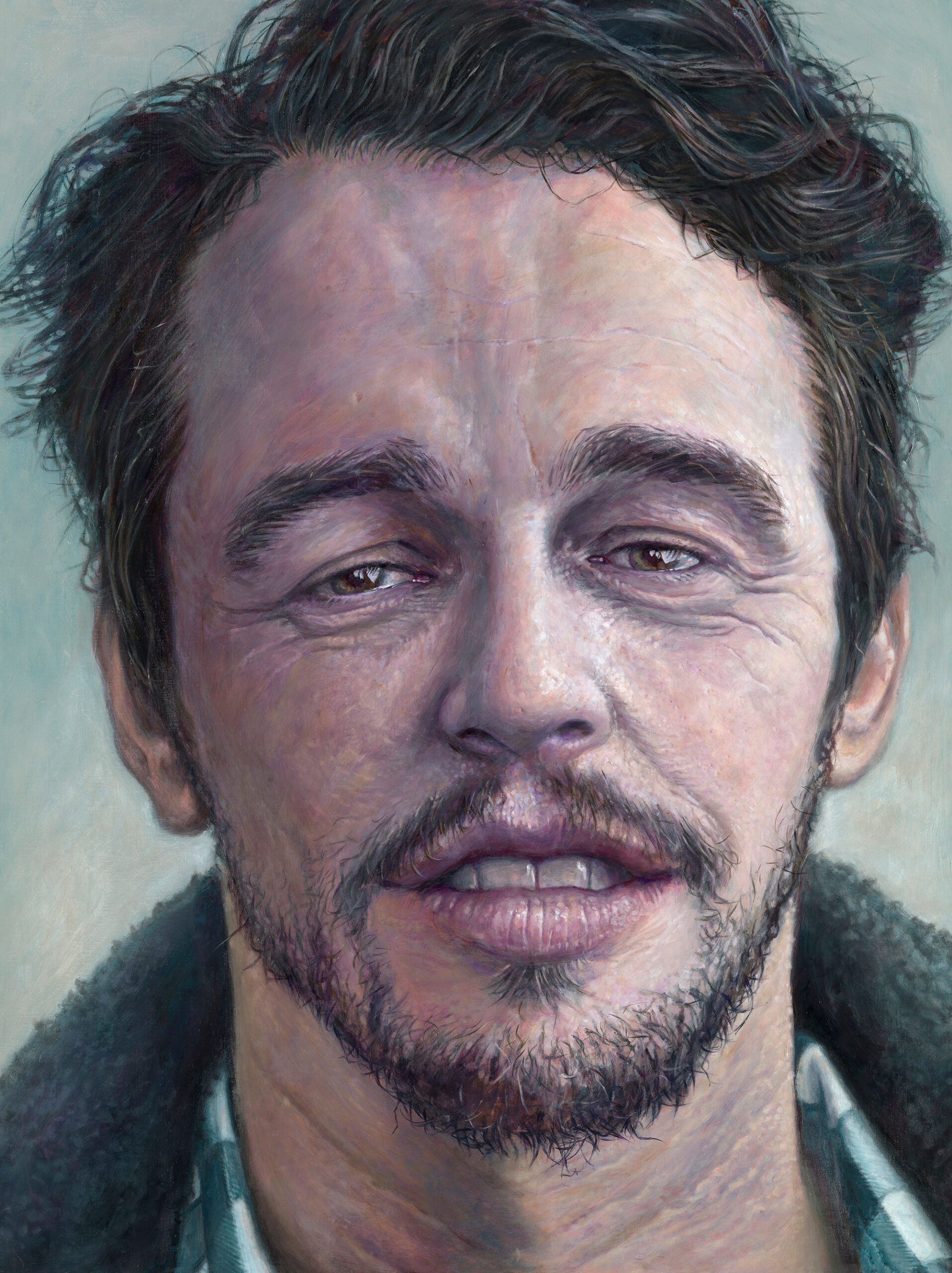 James Franco portrait by Derren Brown