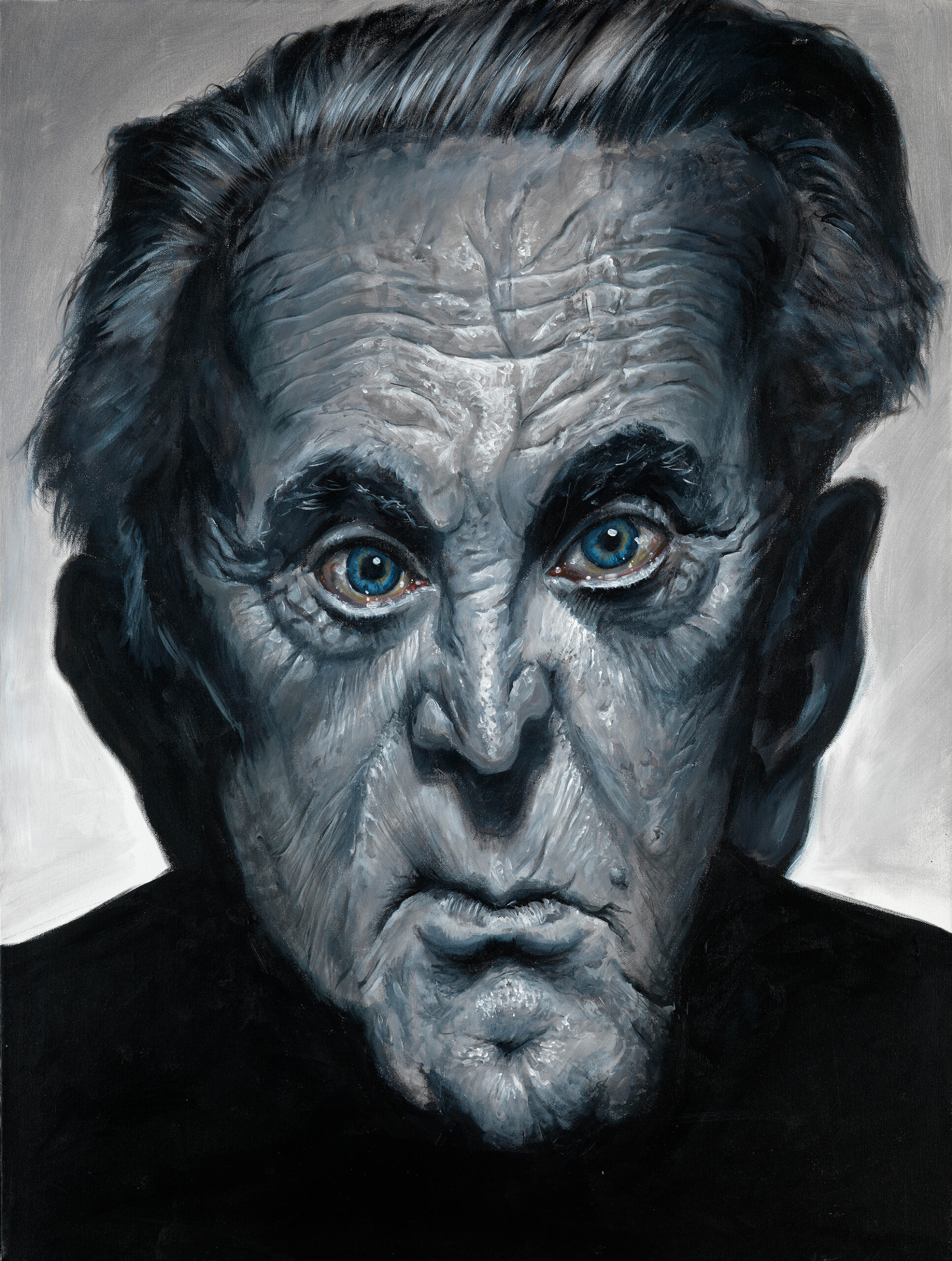 Kirk Douglas portrait by Derren Brown