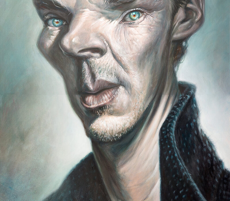 Benedict Cumberbatch portrait by Derren Brown