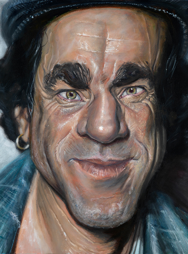 Daniel Day-Lewis portrait by Derren Brown