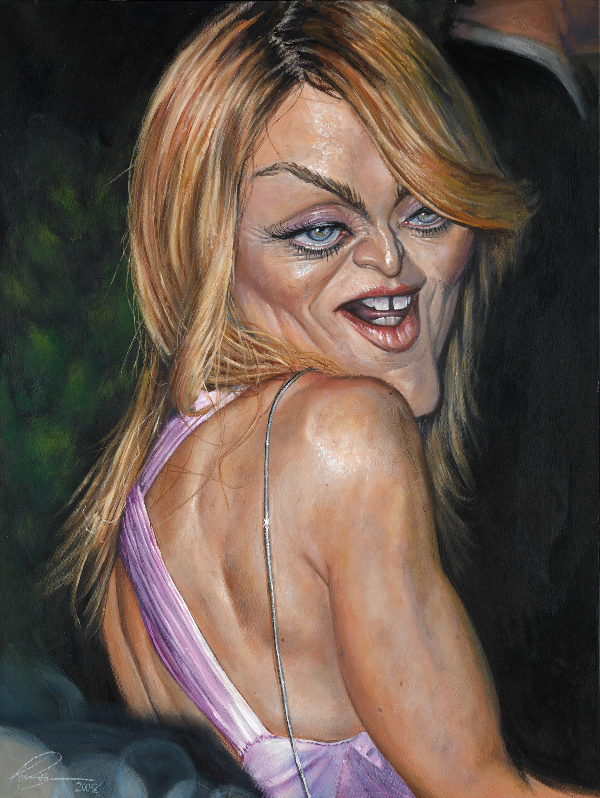 Madonna portrait by Derren Brown