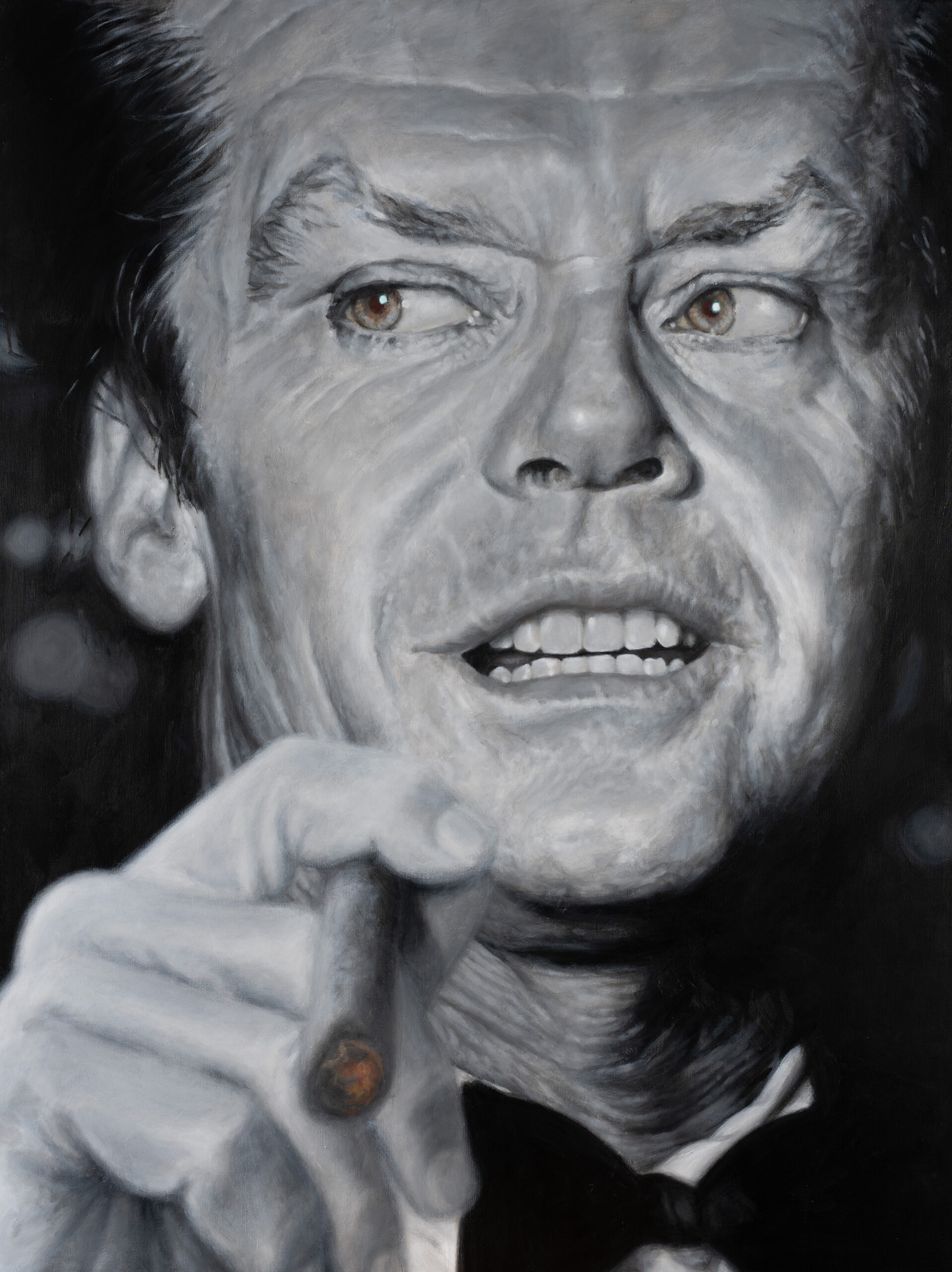 Jack Nicholson portrait by Derren Brown