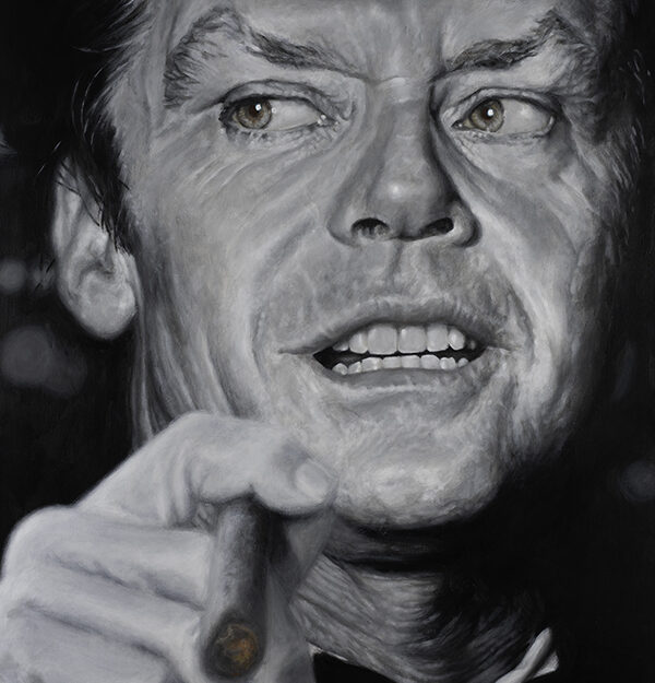 Jack Nicholson portrait by Derren Brown