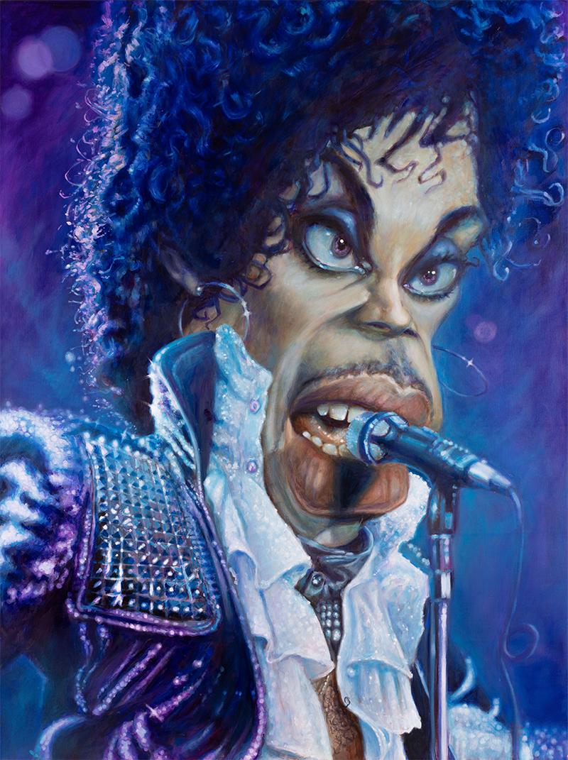 Prince portrait by Derren Brown