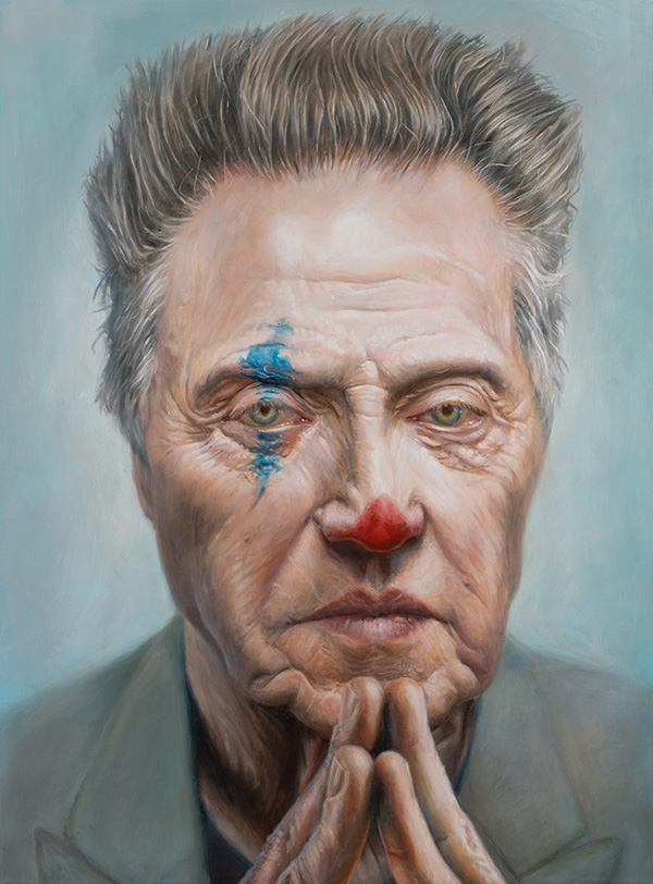 Christopher Walken portrait by Derren Brown