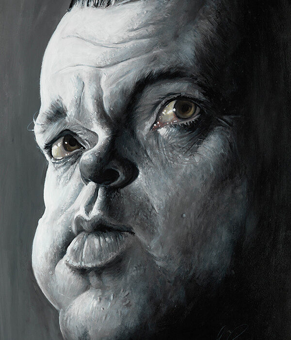 Orson Welles portrait by Derren Brown