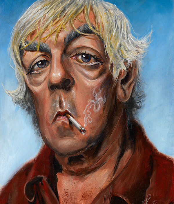 Peter Cook portrait by Derren Brown