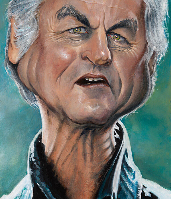 Richard Dawkins portrait by Derren Brown