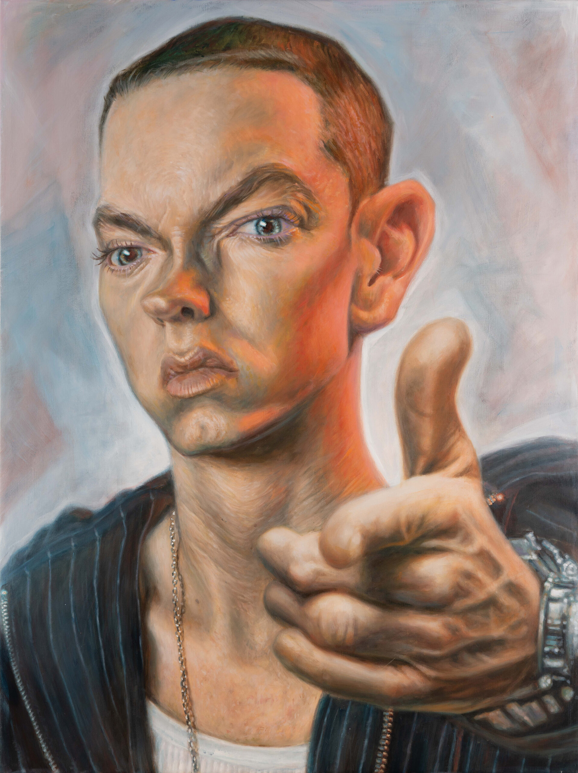 Eminem portrait by Derren Brown
