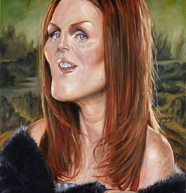 Julianne Moore portrait by Derren Brown