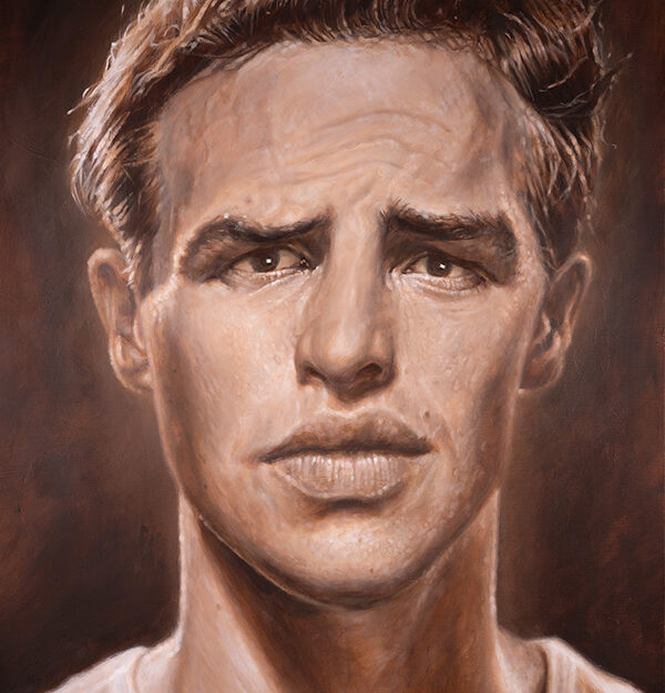 Portrait of Marlon Brando by Derren Brown